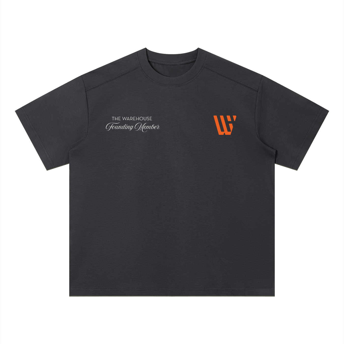 Unisex 'Founding Member' Double Logo Boxy T-Shirt