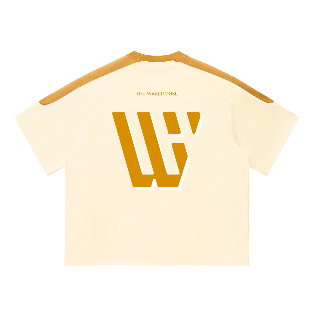 Unisex 'Founding Member' Color Block Oversized T-Shirt