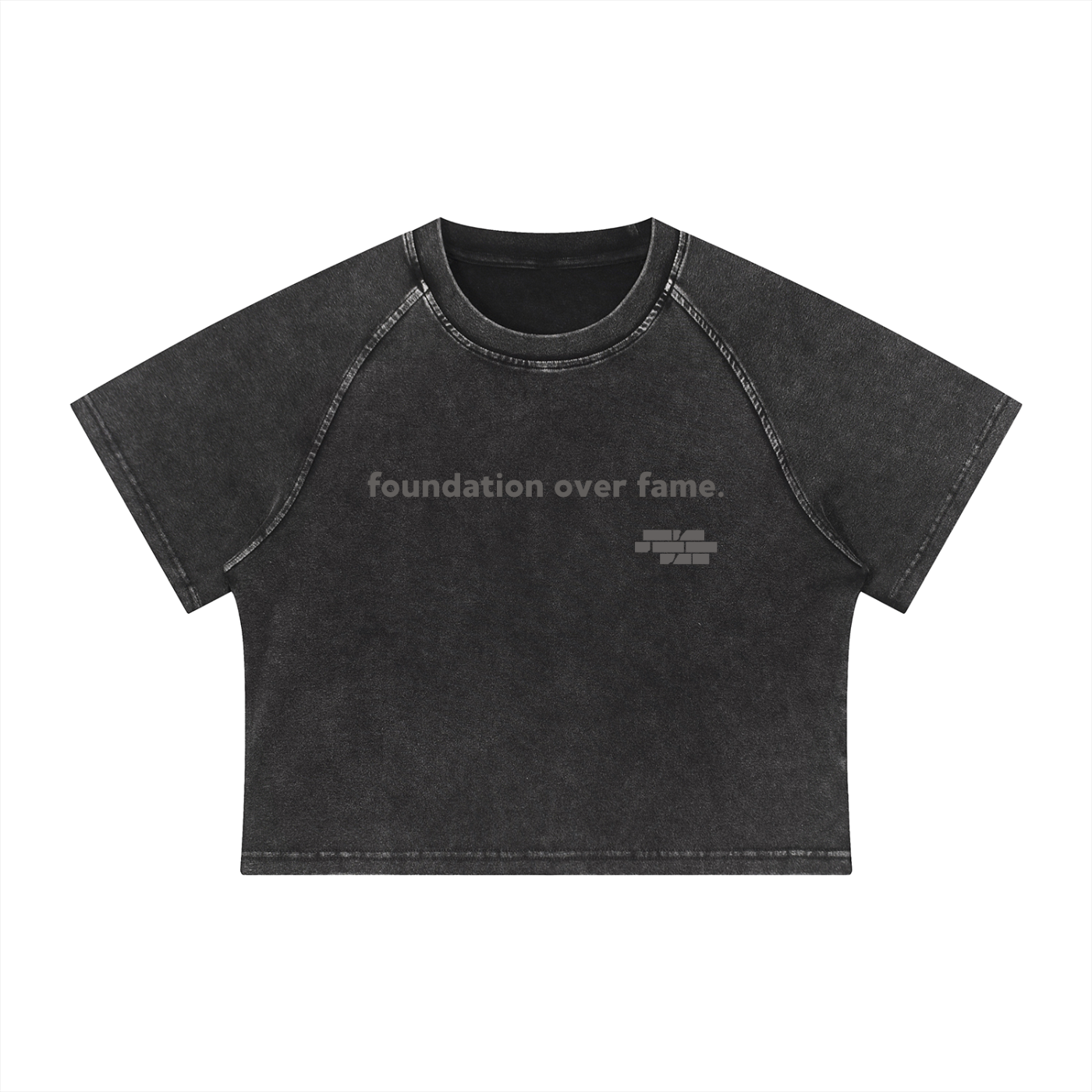 Women's 'Foundation Over Fame' Crop T-Shirt