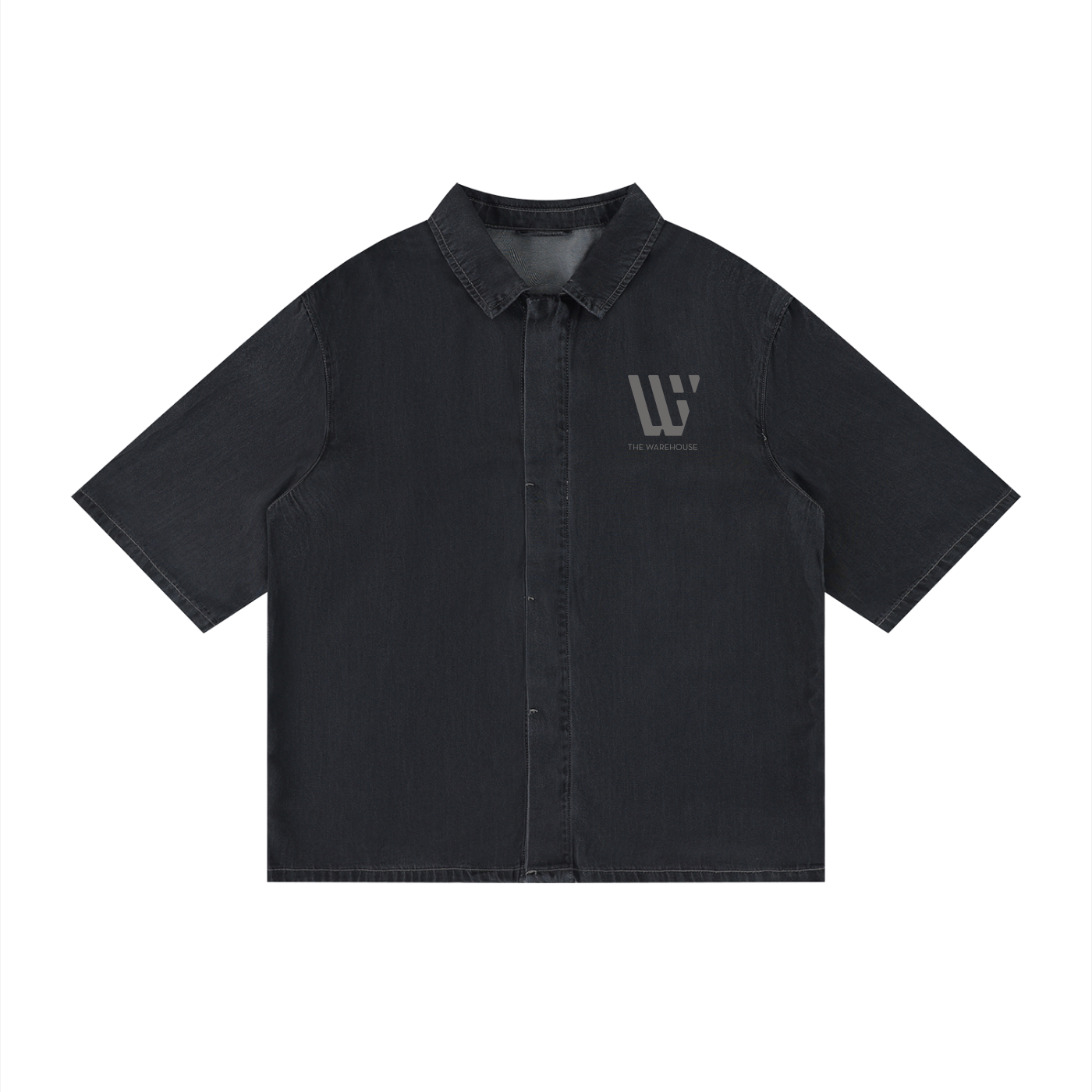 Unisex 'Founding Member' Vintage Wash Button Down Shirt