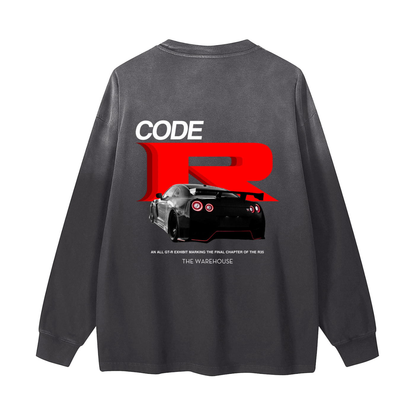 Gradient Washed Long Sleeve T-Shirt