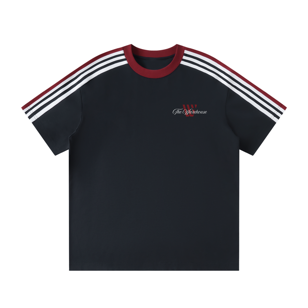 Unisex 'Founding Member' Colorblock Striped T-Shirt