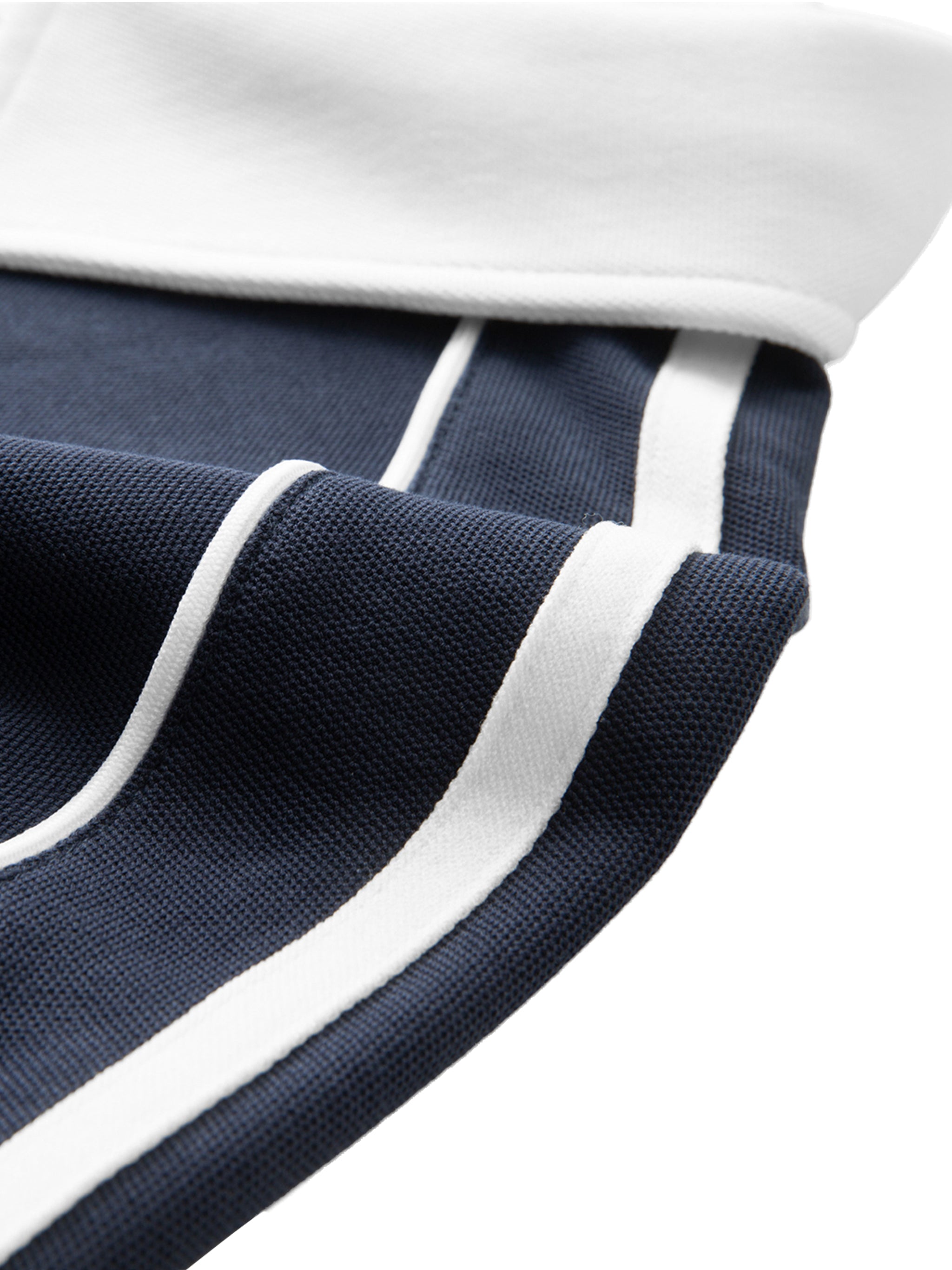 Unisex Logo Collar Short-Sleeve Polo Shirt