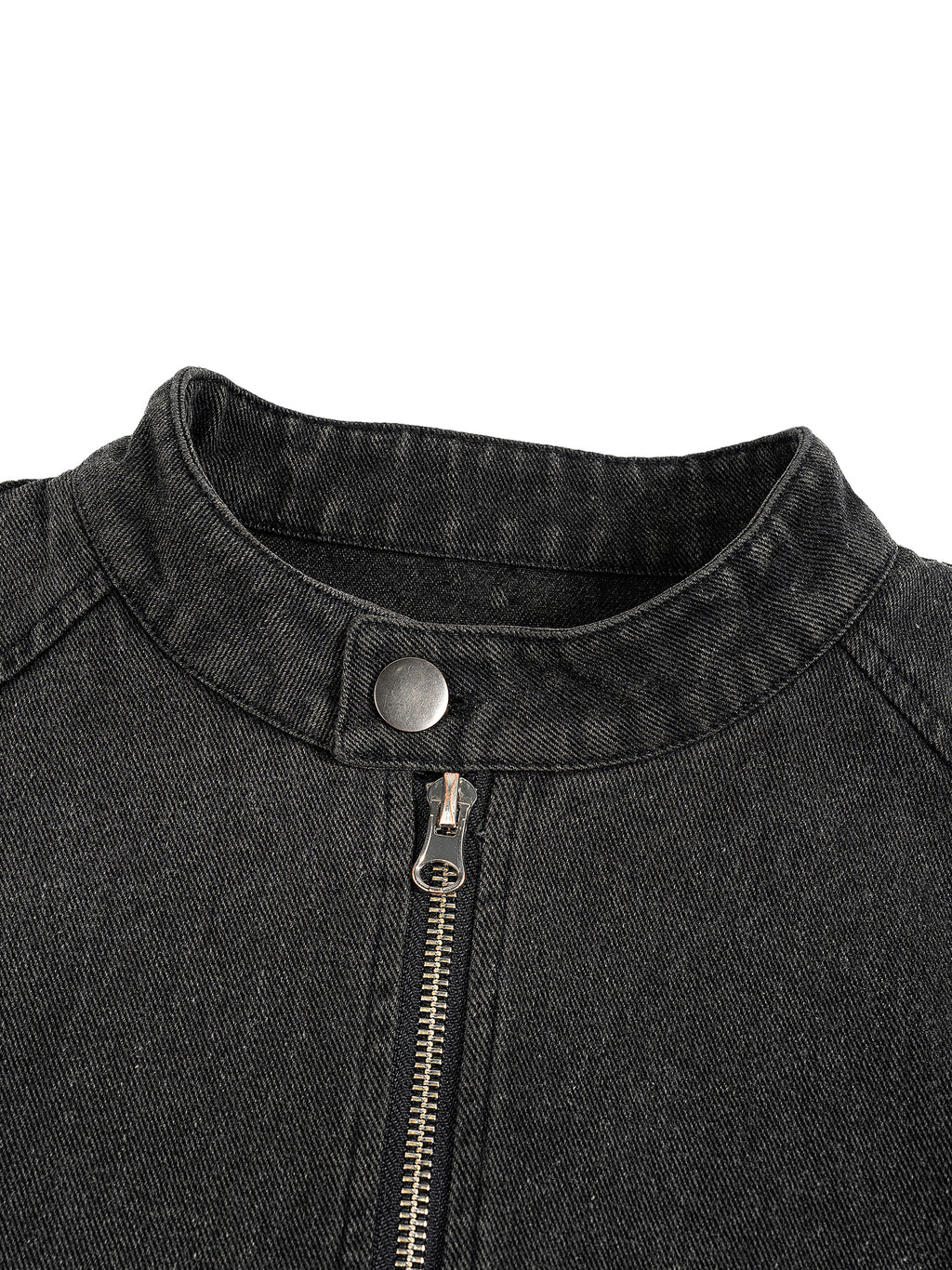 Unisex Logo Denim Vintage Washed Jacket