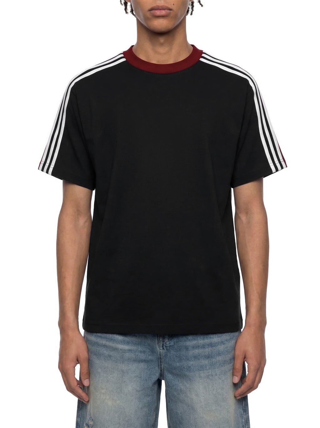 Unisex 'Founding Member' Colorblock Striped T-Shirt