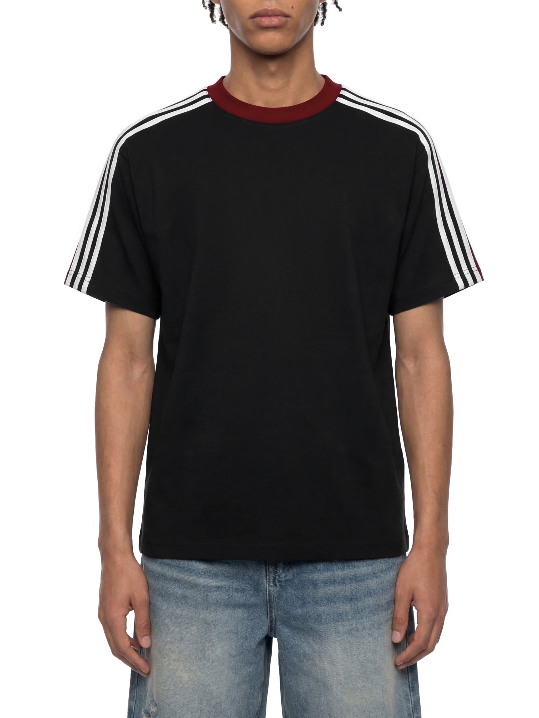 Unisex 'Founding Member' Colorblock Striped T-Shirt