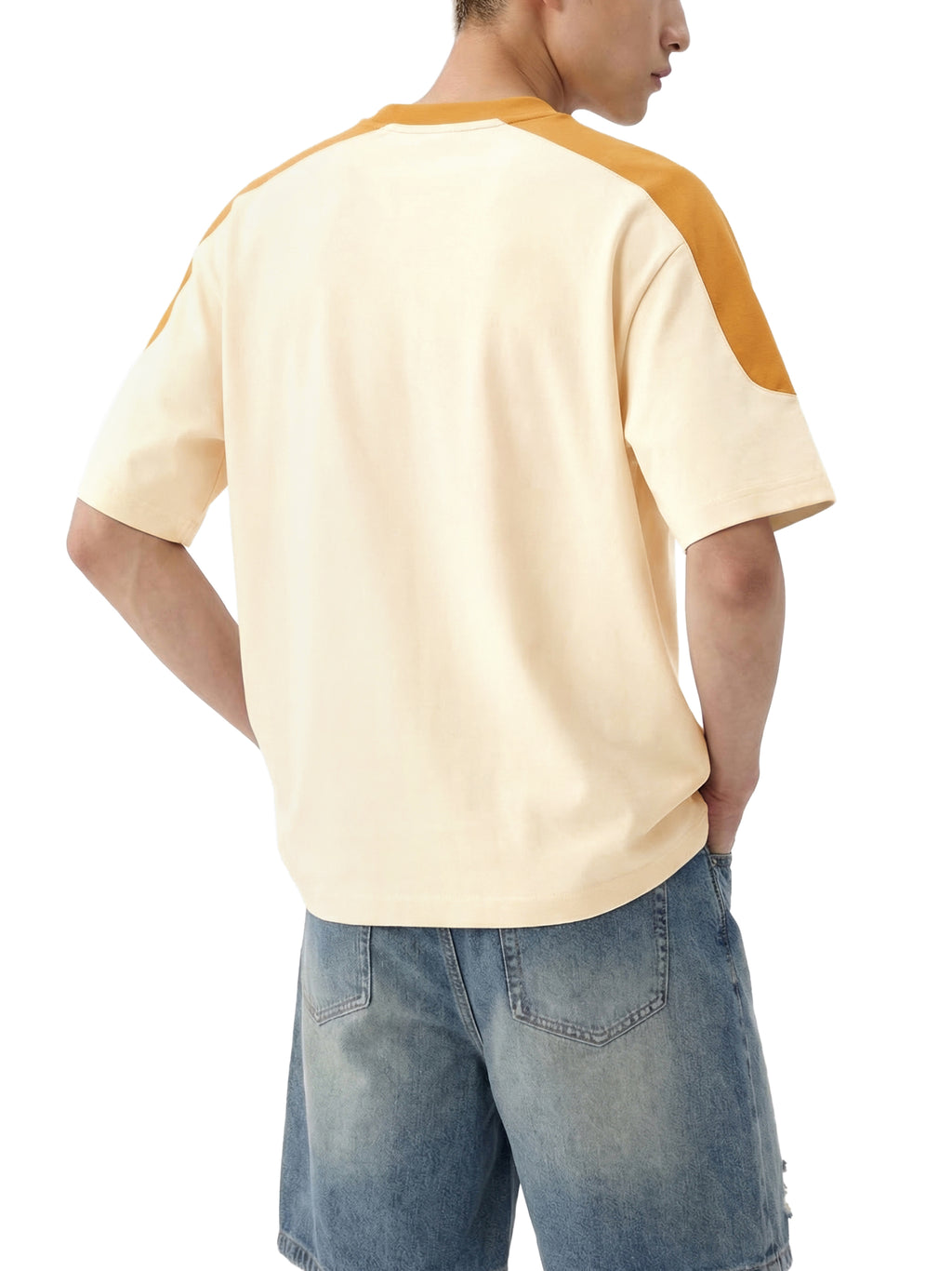 Unisex 'Founding Member' Color Block Oversized T-Shirt