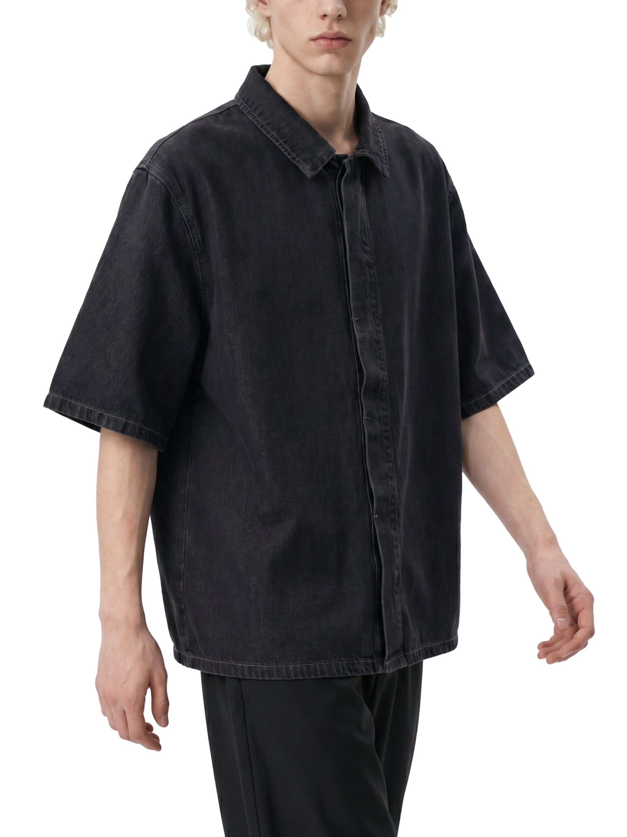 Unisex 'Founding Member' Vintage Wash Button Down Shirt